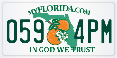FL license plate 0594PM