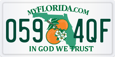 FL license plate 0594QF
