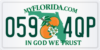 FL license plate 0594QP