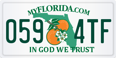 FL license plate 0594TF