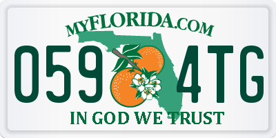 FL license plate 0594TG