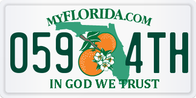 FL license plate 0594TH