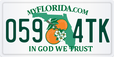 FL license plate 0594TK