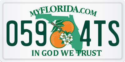 FL license plate 0594TS