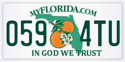 FL license plate 0594TU