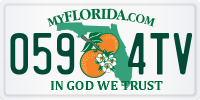FL license plate 0594TV