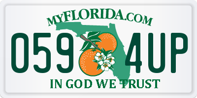 FL license plate 0594UP