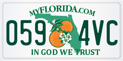FL license plate 0594VC