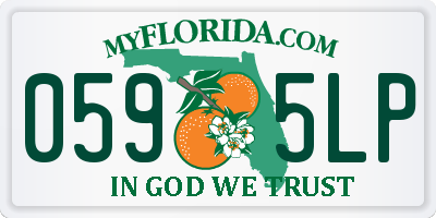 FL license plate 0595LP