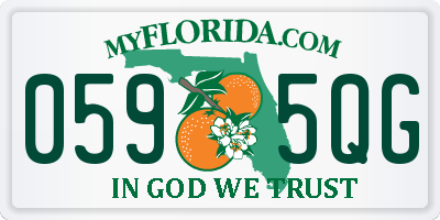 FL license plate 0595QG