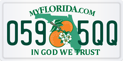 FL license plate 0595QQ