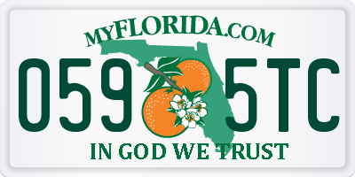 FL license plate 0595TC