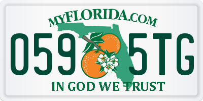FL license plate 0595TG