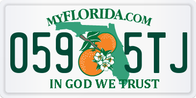 FL license plate 0595TJ