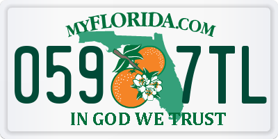 FL license plate 0597TL