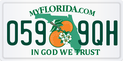 FL license plate 0599QH
