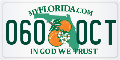 FL license plate 0600CT