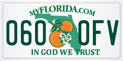 FL license plate 0600FV