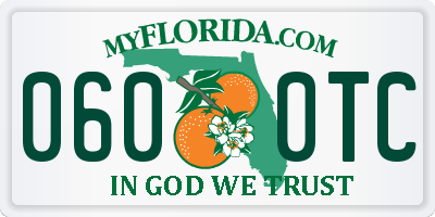 FL license plate 0600TC