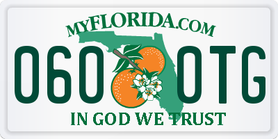 FL license plate 0600TG