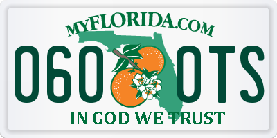 FL license plate 0600TS