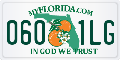 FL license plate 0601LG