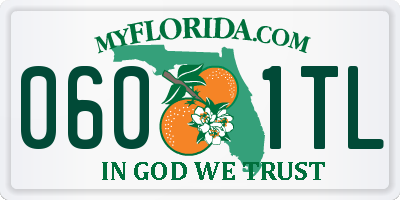 FL license plate 0601TL