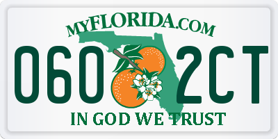 FL license plate 0602CT