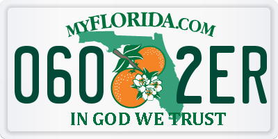 FL license plate 0602ER