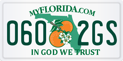 FL license plate 0602GS