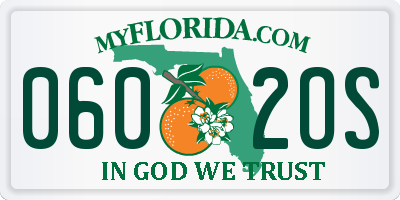 FL license plate 0602OS
