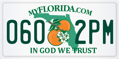 FL license plate 0602PM