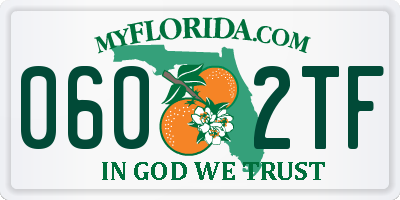 FL license plate 0602TF