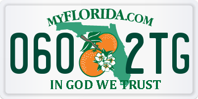 FL license plate 0602TG