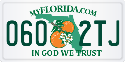 FL license plate 0602TJ