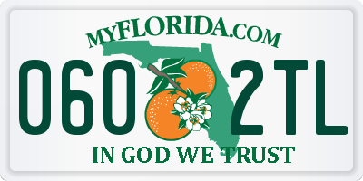 FL license plate 0602TL