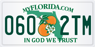 FL license plate 0602TM
