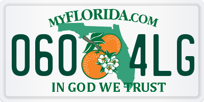 FL license plate 0604LG