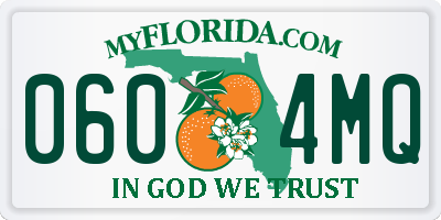 FL license plate 0604MQ