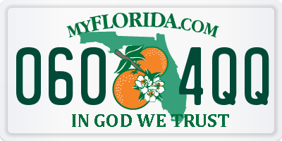 FL license plate 0604QQ