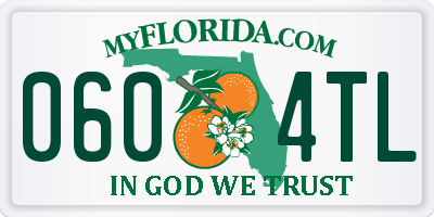 FL license plate 0604TL