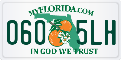 FL license plate 0605LH