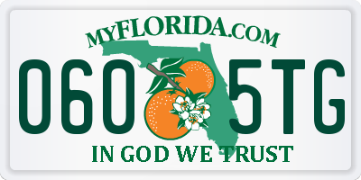 FL license plate 0605TG