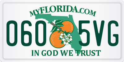 FL license plate 0605VG