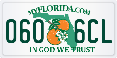 FL license plate 0606CL