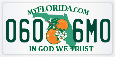 FL license plate 0606MO