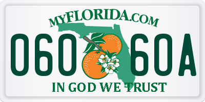 FL license plate 0606OA
