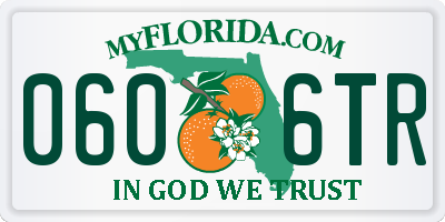 FL license plate 0606TR
