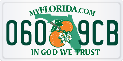 FL license plate 0609CB