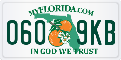 FL license plate 0609KB